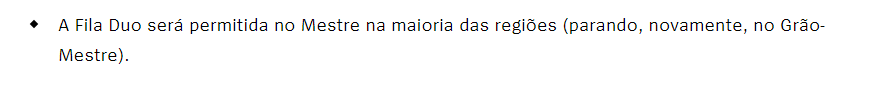 duo no mestre voltou ( só pode até o GM )