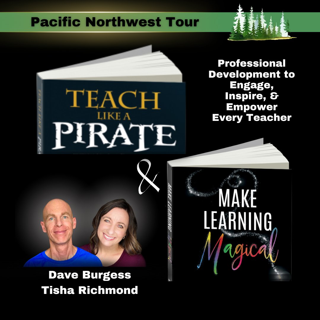 ✨✨✨✨✨ Special PD Opportunity!! ✨✨✨✨✨ I am partnering with #MLMagical & #DragonSmart author, @tishrich, on a regional tour of the Pacific Northwest!! This will be a powerful day of learning! Contact me for booking details! dave@daveburgess.com #dbcincbooks #tlap