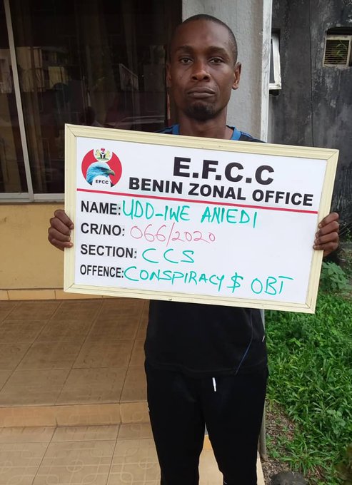 Two Benin young men will not being paying rent anytime soon after EFCC graciously secured them a place in Kirikiri
