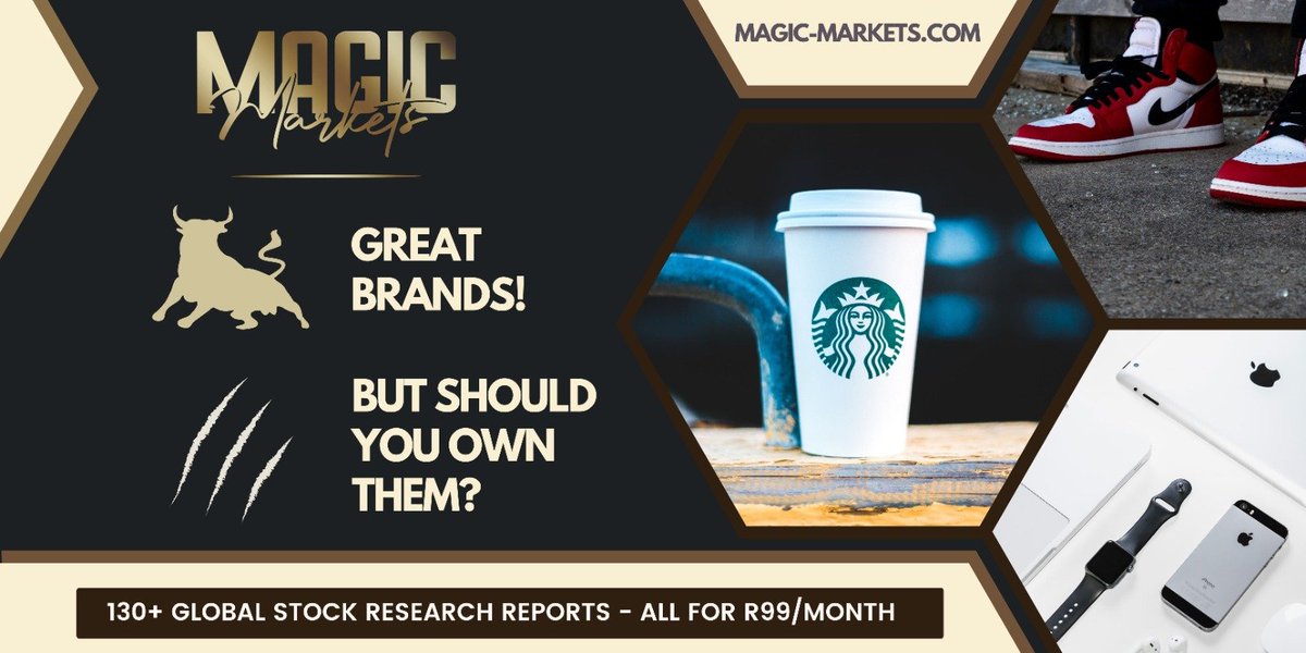 It's so tempting to just buy the brands you know, isn't it? That can be a very painful strategy. It really isn't that easy. At all. Magic Markets is your ticket to understanding what really goes into stock research, researched and presented by @FinanceGhost and @MohammedNalla