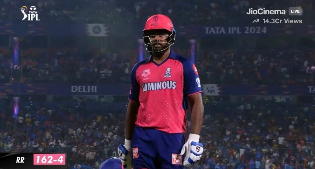 That was a clear Six!

Feel for him man. 💔💔

Being Sanju Samson is not at all easy. 😢

#SanjuSamson #DCvRR #IPL2024 #TATAIPL2024