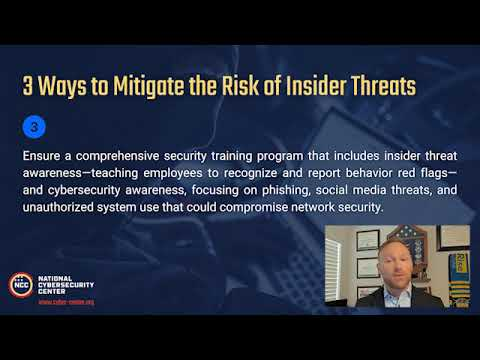 In this National Cybersecurity Center video, @Optiv's Max Shier breaks down both intentional and unintentional insider threats and how government agencies can manage #CyberRisk to protect against them. #OptivNews dy.si/5fqqb92