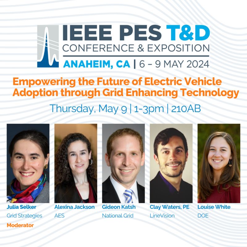 👋 #IEEETandD attendees, come by Booth 3521 to demo our non-contact sensor IRL! On Thurs, our Sr Director of Prod. Mgmt, Clay Waters, will discuss expanding grid capacity for #ElectricVehicle fleets w experts from @TheAESCorp @nationalgridus @ENERGY & moderated by @kgm2pers2 💥