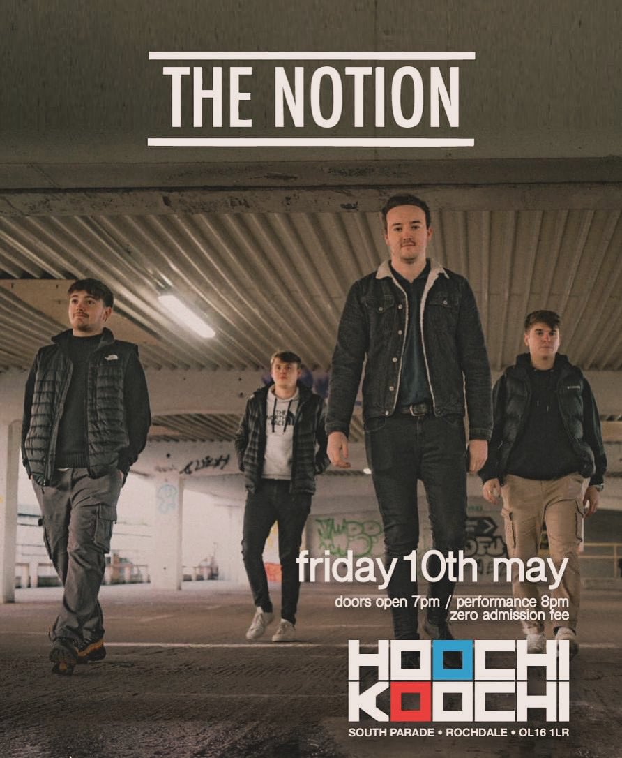 ROCHDALE Looking forward to kickstarting the next run of gigs on Friday where we will be playing an extended set at Hoochi Koochi bar in Rochdale. It’s a Free Gig so get yourselves down 💥 Doors 7pm On stage at 8pm