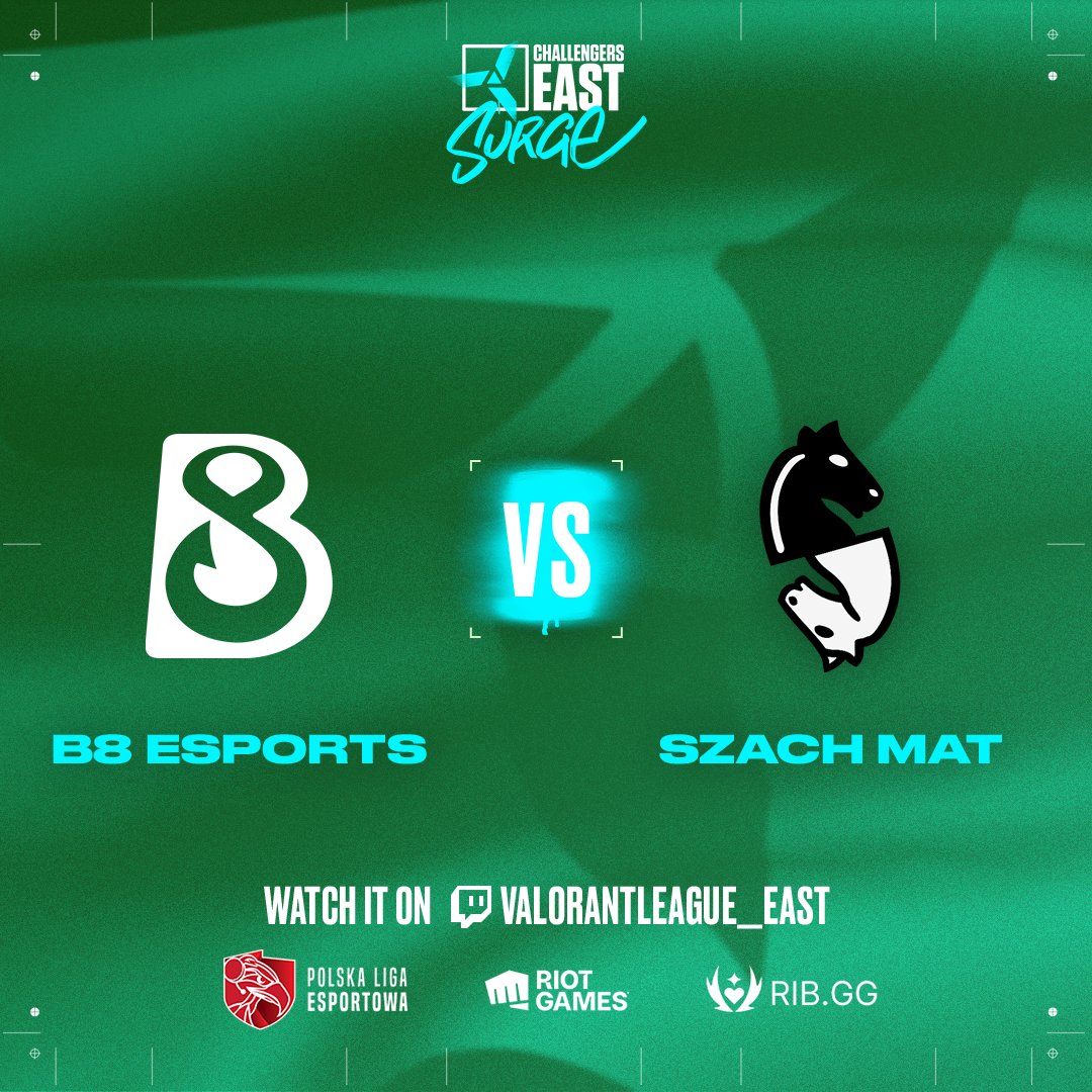 Who will get the second slot? 👀 @B8esportsGG 🆚 @SzachMatVAL Watch at: 🇵🇱 twitch.tv/valleague_east