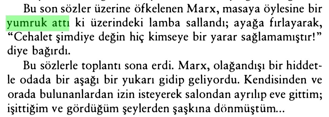 Marx sinirlenirse 😤