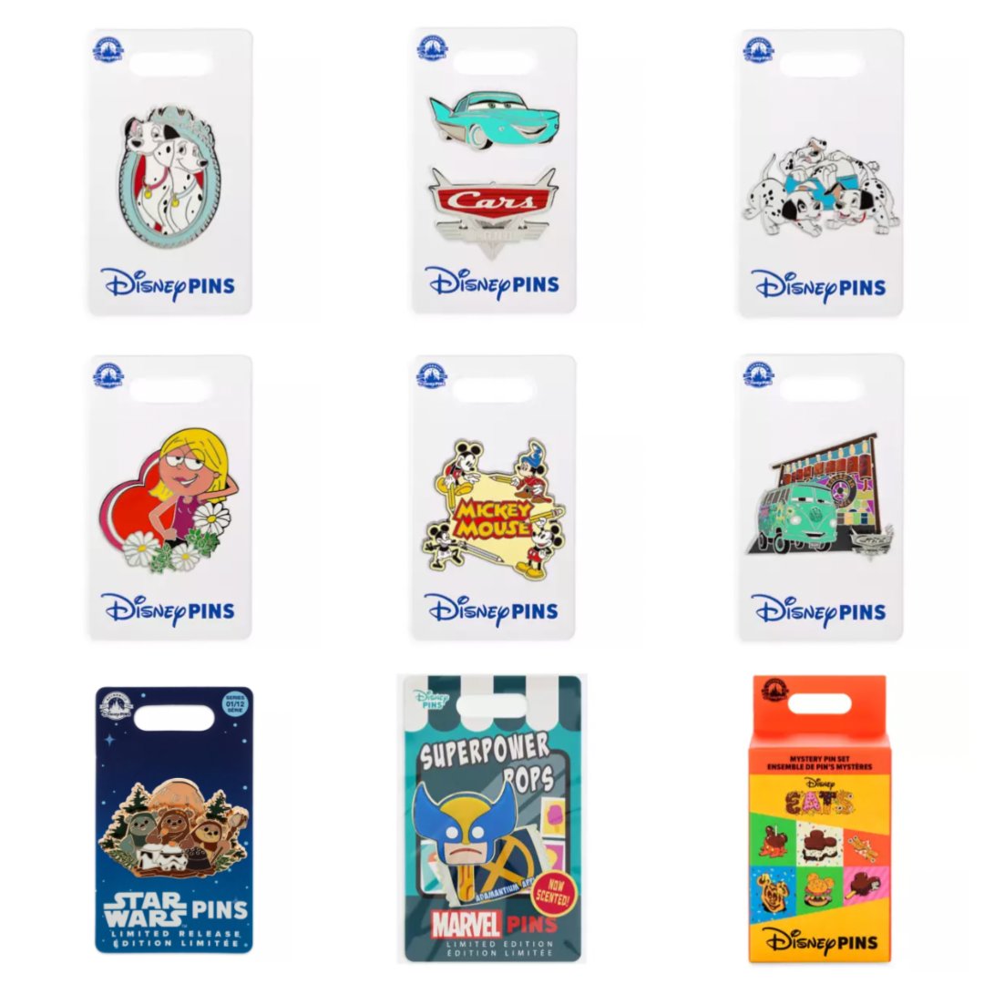NOW AVAILABLE: New Disney, Star Wars and Marvel Disney Pins Now available online! (LINK IN BIO/BELOW)
#pixar #disneypins #disney #pins #disneypins #icecream #ewoks #rtoj

dpbolvw.net/click-10012980…