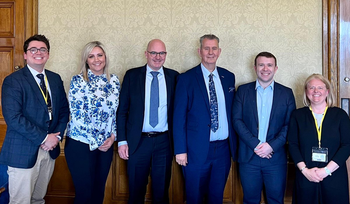 It was great to be back in Parliament Buildings today with our new advisory board chair Darragh McCarthy to discuss the launch of the Fellowship Programme with the Speaker, deputy First Minister, alumni, and representatives from across the political spectrum Watch this space 🚀