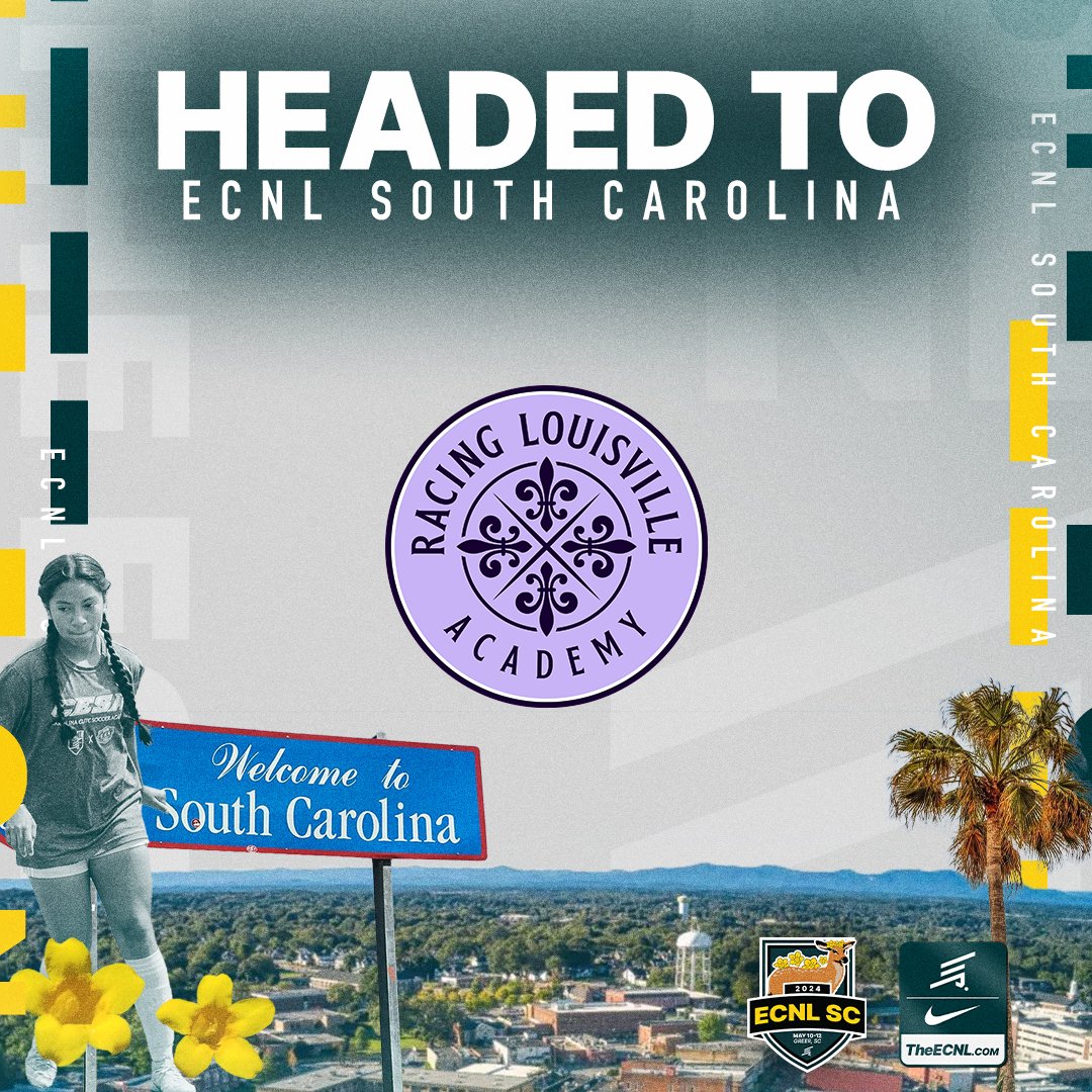 Big weekend ahead for a number of our squads in South Carolina! 💪 - @ECNLboys: U13 and U14 Purple - @ECNLgirls: U12, U13 and U14 Purple