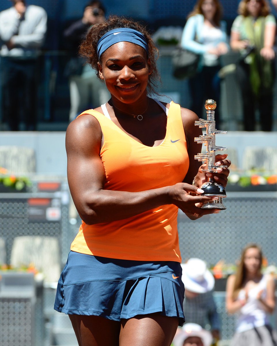 On this day in 2013, @serenawilliams won her 50th WTA singles title 🙌 A milestone in Madrid.