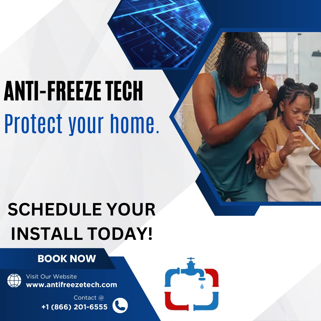 OUR SYSTEM IS SIMPLE.
Components attach to your pre-existing pipes without needing to break any walls. There is no need for maintenance. Read more at antifreezetech.com #NRIPage #antifreezetech