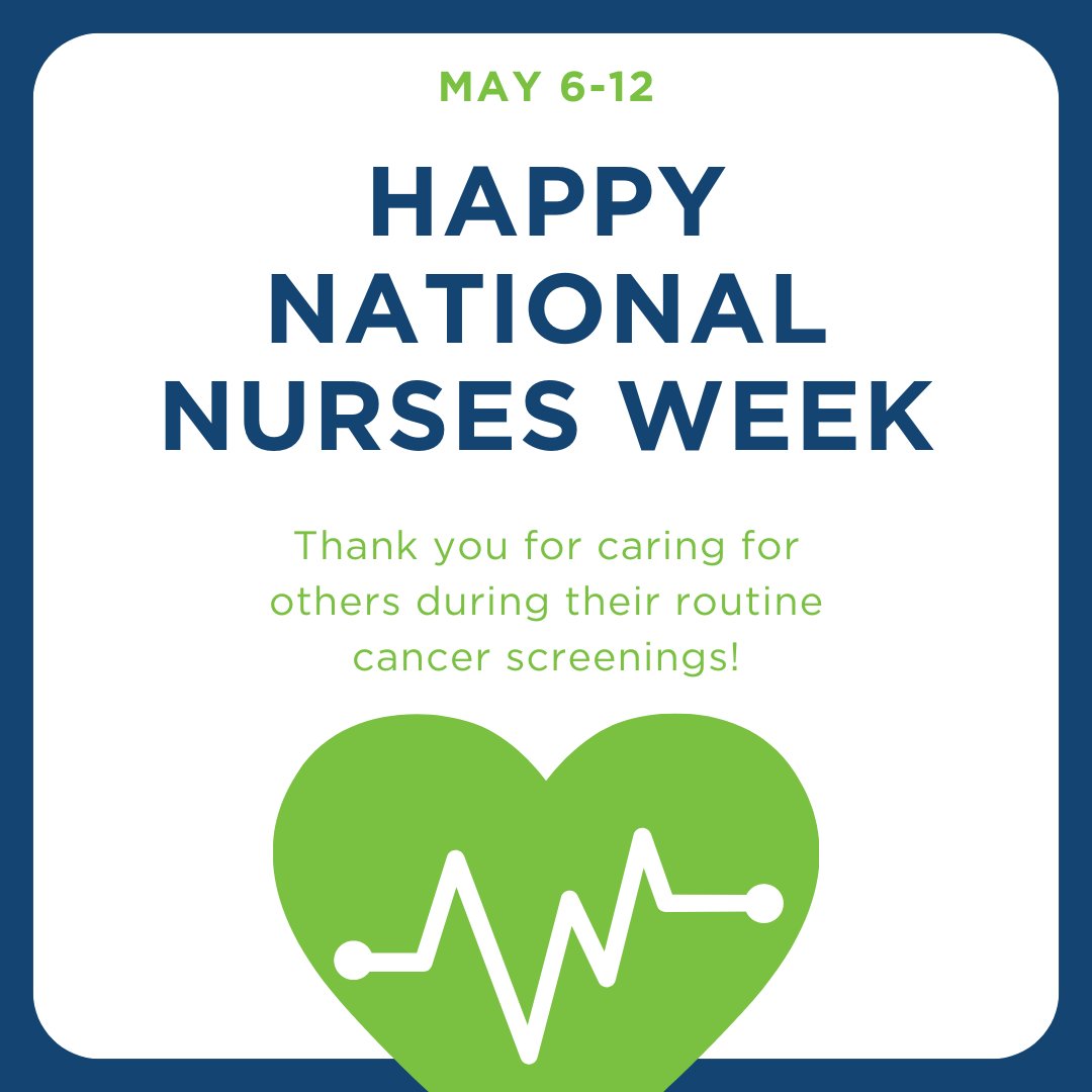 Happy #NationalNursesWeek to all the incredible nurses out there! Your dedication to patients and their families makes a world of difference. Thank you for your tireless efforts in keeping us healthy & safe. 🩺💚#NursesWeek #HealthcareHeroes