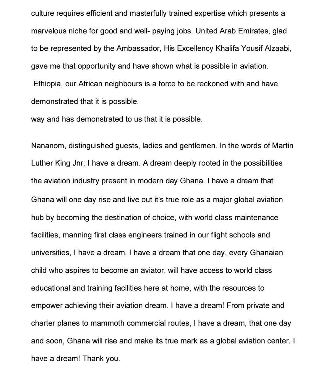 🗣 My full speech at the book launch event of "Flutter Until You Fly". 📖 🦅 🇬🇭
(3/3)

#BookLaunch #FlutterUntilYouFly #Gratitude