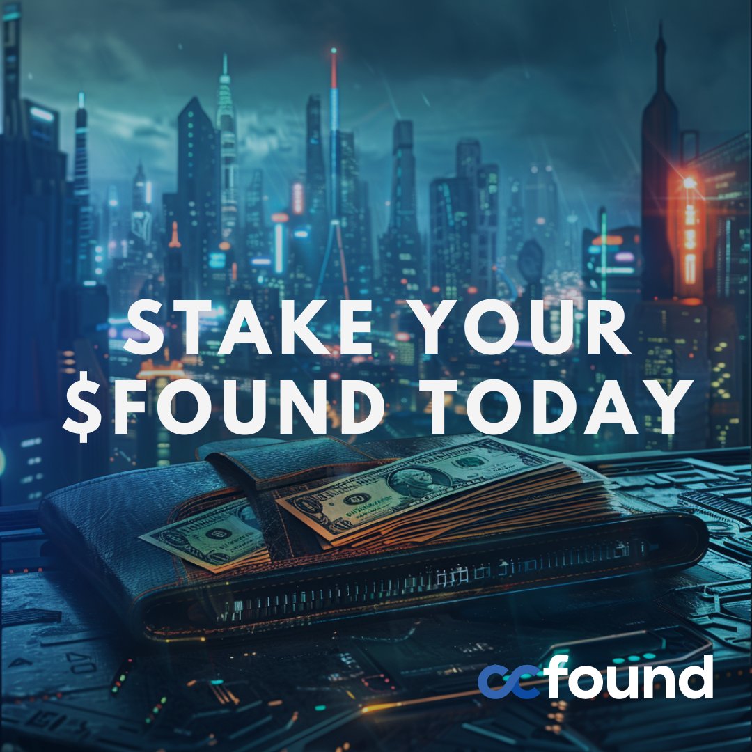 Ready to level up your $FOUND earnings? Dive into the world of staking at ccFOUND and watch your rewards soar! Here's how ⬇️

Choose Your Plan:

1⃣6 Months: Earn proportional rewards every month based on your stake.

2⃣12 Months: Double your monthly rewards for even greater