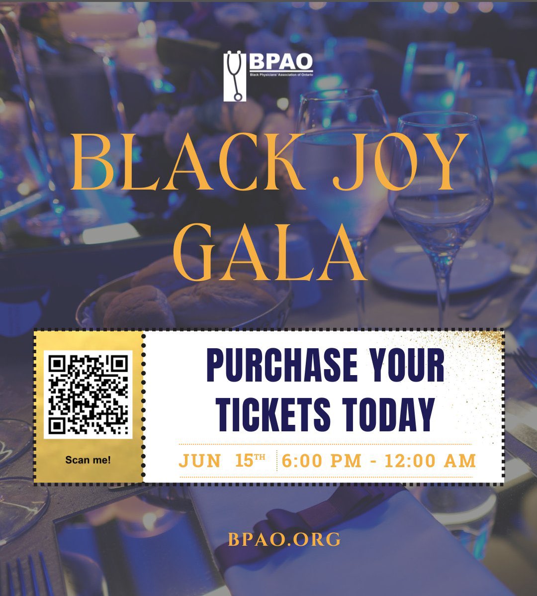 The Black Joy Gala is just around the corner, and you are invited to an unforgettable night of celebration, connection, and elegance!

We encourage you to buy your tickets as soon as possible as they are selling fast! 
bpao.glueup.com/event/inaugura…

#BlackJoy #PurchaseToday #Tickets