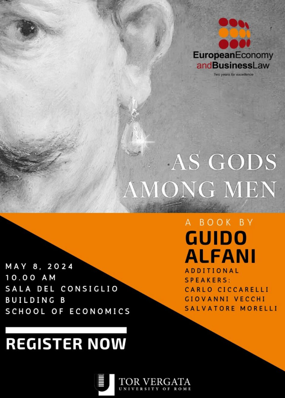 Tomorrow I will be very happy to discuss with @guido_alfani his new book 'As Gods Among Men' at University Tor Vergata (with C Ciccarelli and @_GiovanniVecchi) economia.uniroma2.it/ba/business-ad…