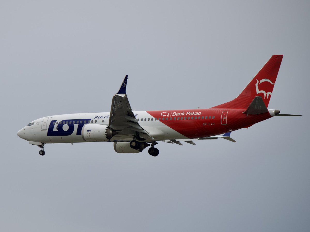 B737 Max 8 | SP-LVG | LOT (Bank Pekao Livery) | GVA🇨🇭LSGG | 07.05.2024