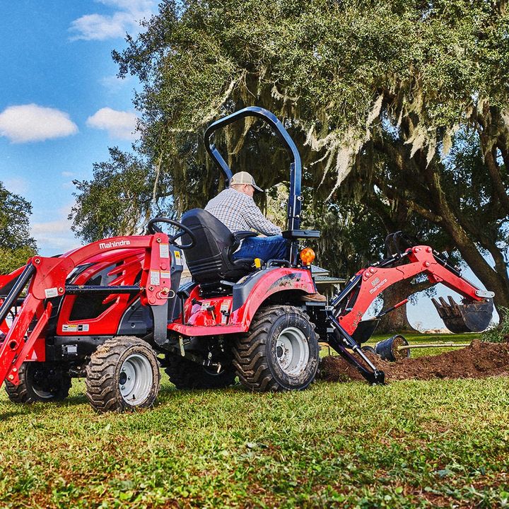 Spring Break is over…now it’s time to get to work. And nothing makes it easier than a Mahindra with a backhoe attachment. This month, get 0% and zero down on select models. Call us today! (903) 572-2629  #MahindraTractors #MahindraTough