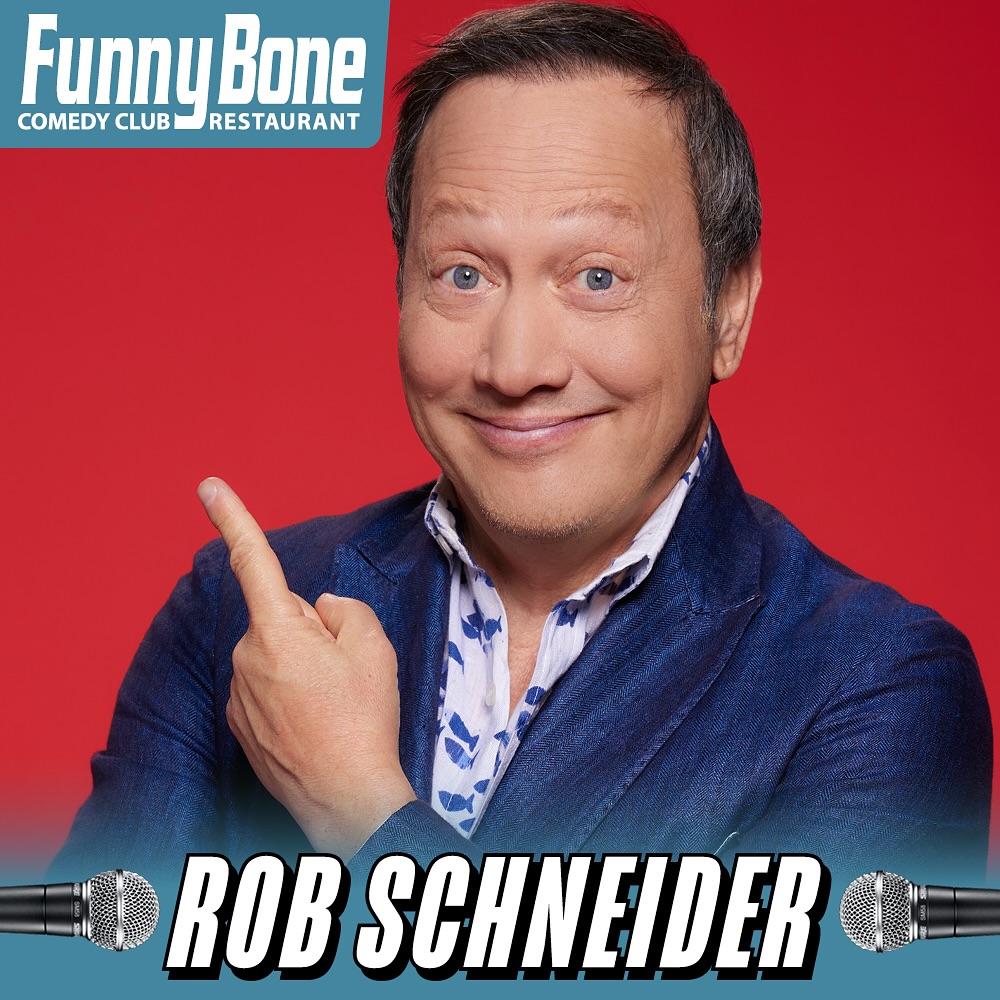 Rob Schneider is coming to Orlando! 🎙️ May 10 & 11