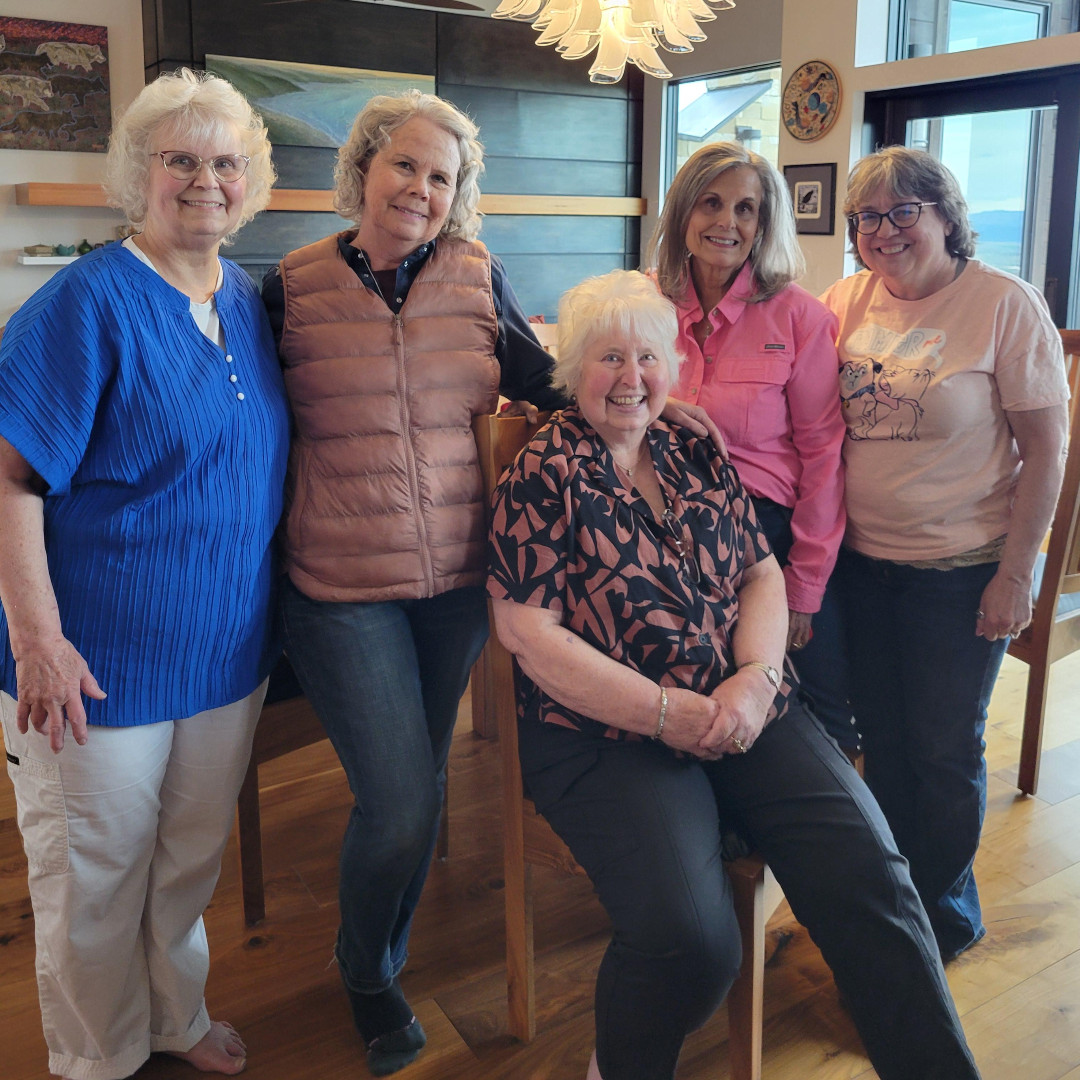 These 5 nurses represent 161 years of nephrology nursing. Left to right Karleen Anderson 40 years, Carol Cloninger 26 years, Pat Jacobs 28 years, Nancy Pierce 42 years, and Alice Luehr 25 years. All have been officers in the ANNA Big Sky Chapter. #NationalNursesWeek