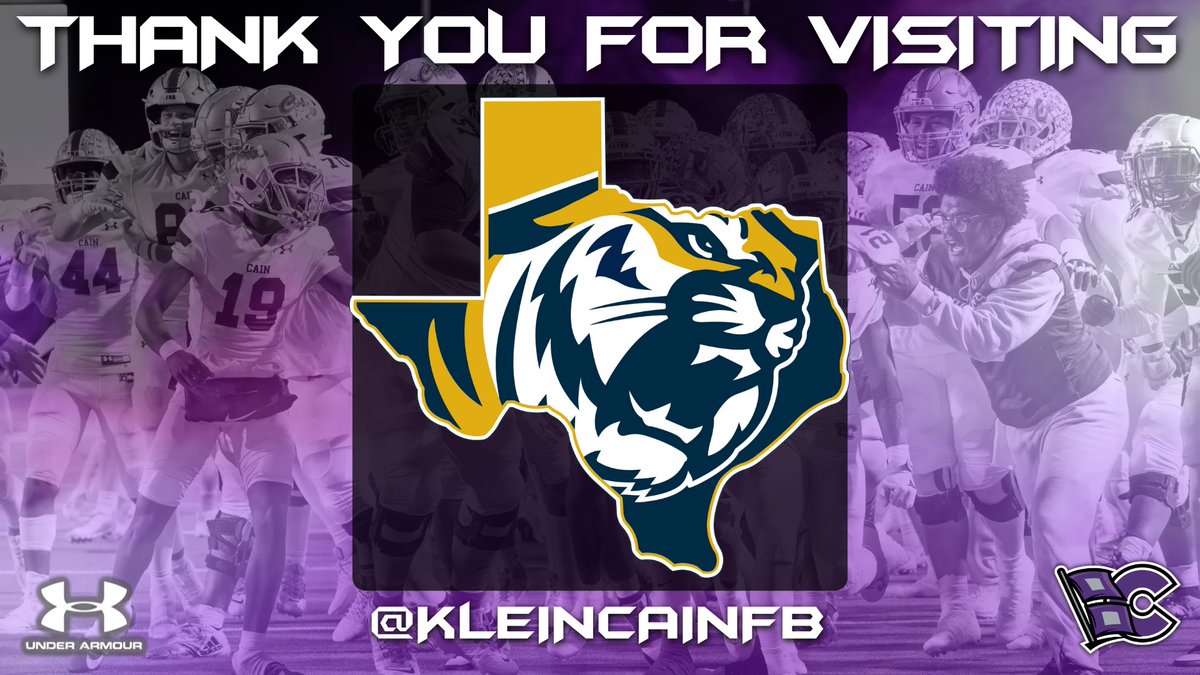 Thank you to @ETBU_Football for stopping by to check out @KLEINCAINFB #RECRUITTHEREIGN #STORMSURGE24 #REIGNCAIN