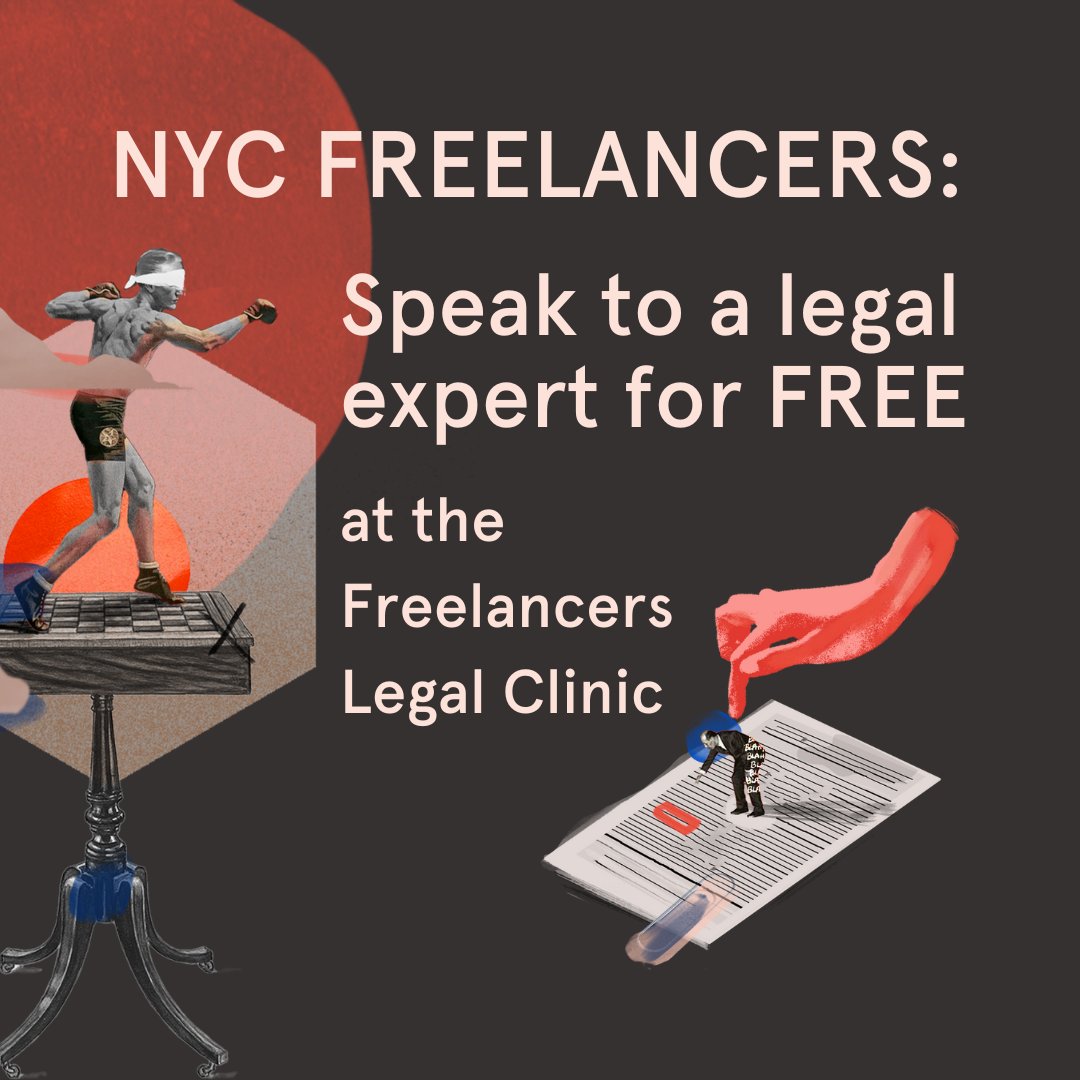 Freelancers often deal with a number of legal challenges, and getting help can be time consuming and costly. Through funding provided by NY City Council, NYC freelancers can get a free legal consultation with an in-house attorney. Apply for assistance at: forms.gle/3bMEiHoTxC58mt…