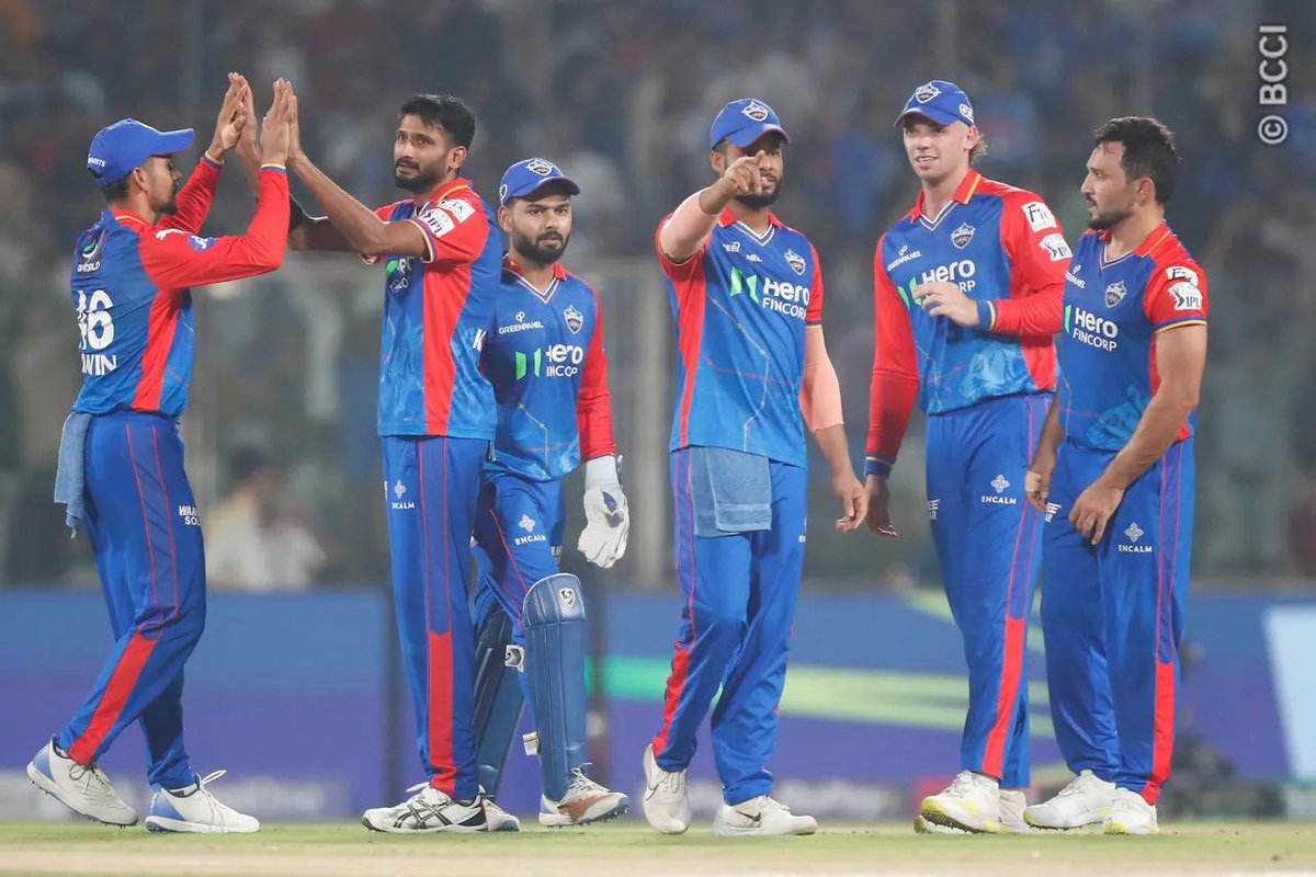 Delhi Capitals join the mid-table teams with 12 points. DC score 221, bowlers come to the fore to restrict Rajasthan Royals to 201 to win by 20 runs. DC 221/8 in 20 overs beat RR 201/8 in 20 overs. #IPL2024 #TATAIPL2024 #IPLUpdate #CricketTwitter #DCvRR #DCvsRR #DC #RR