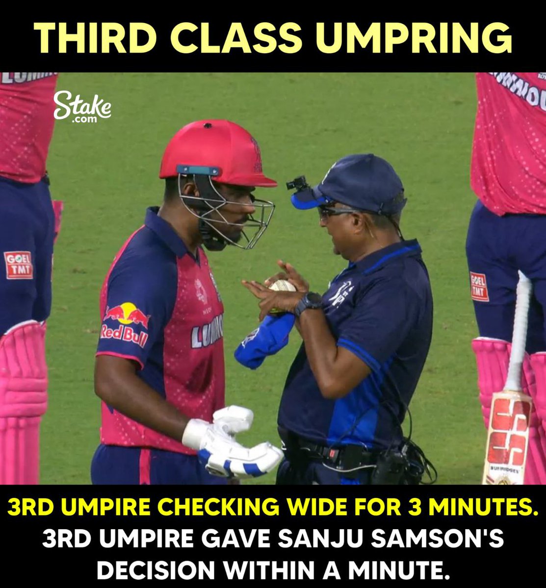 HUGE CONTROVERSY IN THE IPL 🤯

It was a clear SIX but Sanju Samson has been given OUT. Sanju cannot believe it, justice for him 🇮🇳💔💔💔

#IPL2024 #tapmad #HojaoADFree