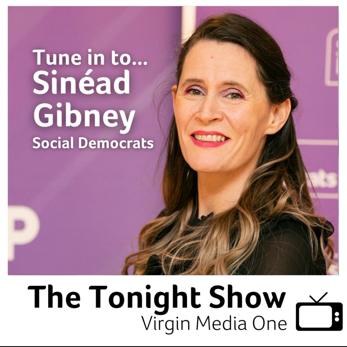 Coming up on @TonightVMTV, @sineadgibney will be joining the show. Tune in from 10pm 📺