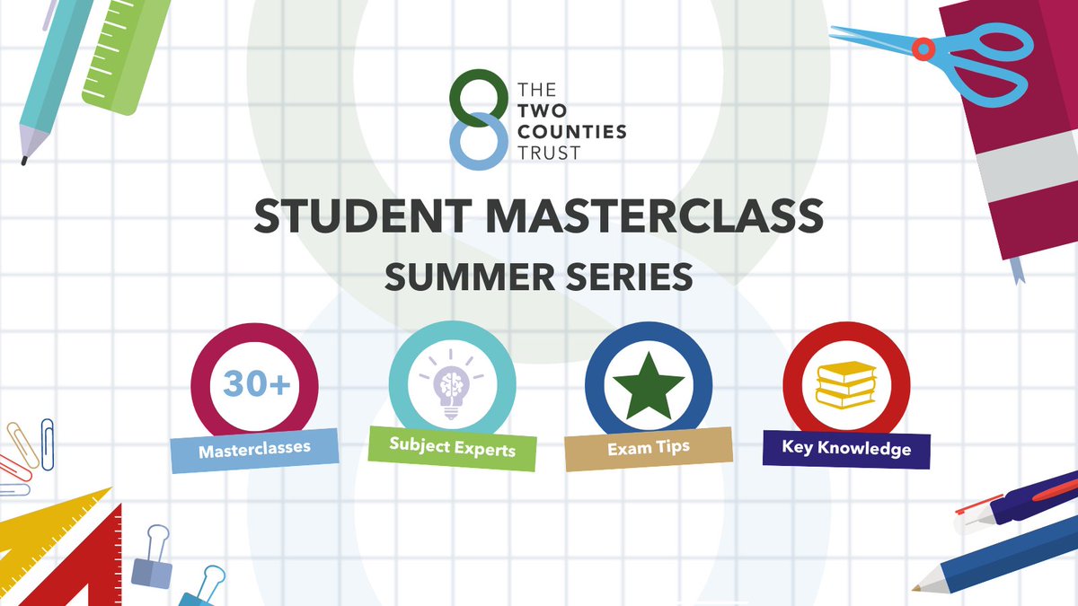 TTCTrust's tweet image. Tonight marks the start of our Student Masterclass Summer Series! Throughout the exam season our expert curriculum team will lead 30+ masterclasses where students will explore key knowledge and gain valuable exam tips. 

#StudentMasterclass #SmashingIt #BestYet @ttct_ceo
