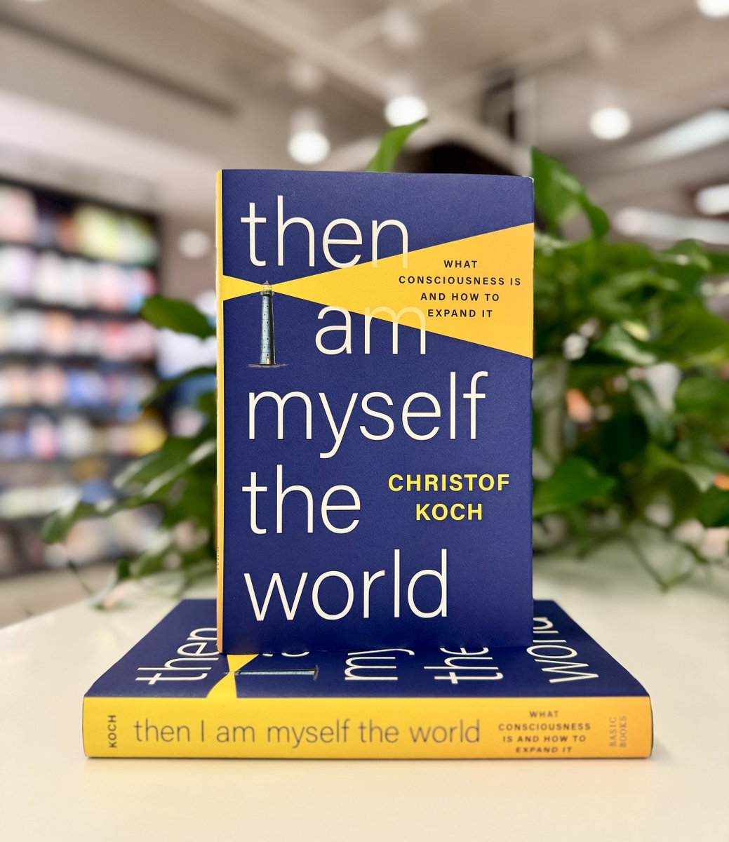 Christof Koch's new book, THEN I AM MYSELF THE WORLD, is hitting the shelves today! This is 'a remarkable must-read for anyone interested in knowing their mind.”―@judbrewer Learn more: bit.ly/4a5YkMi #consciousness