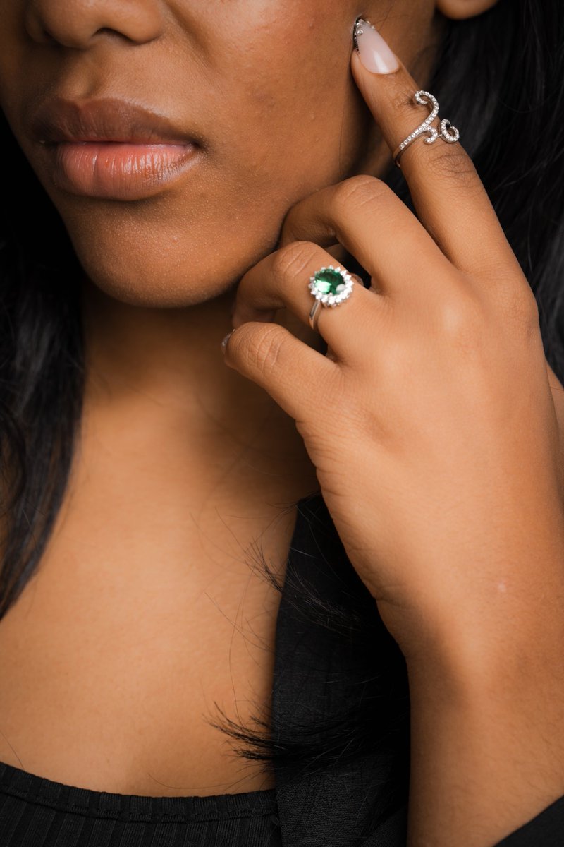 Green with envy has a new meaning: my sterling silver ring featuring a stunning emerald centerpiece.

#sterlingsilver #sterlingsilverjewelry #green #smallbusinessbigdreams