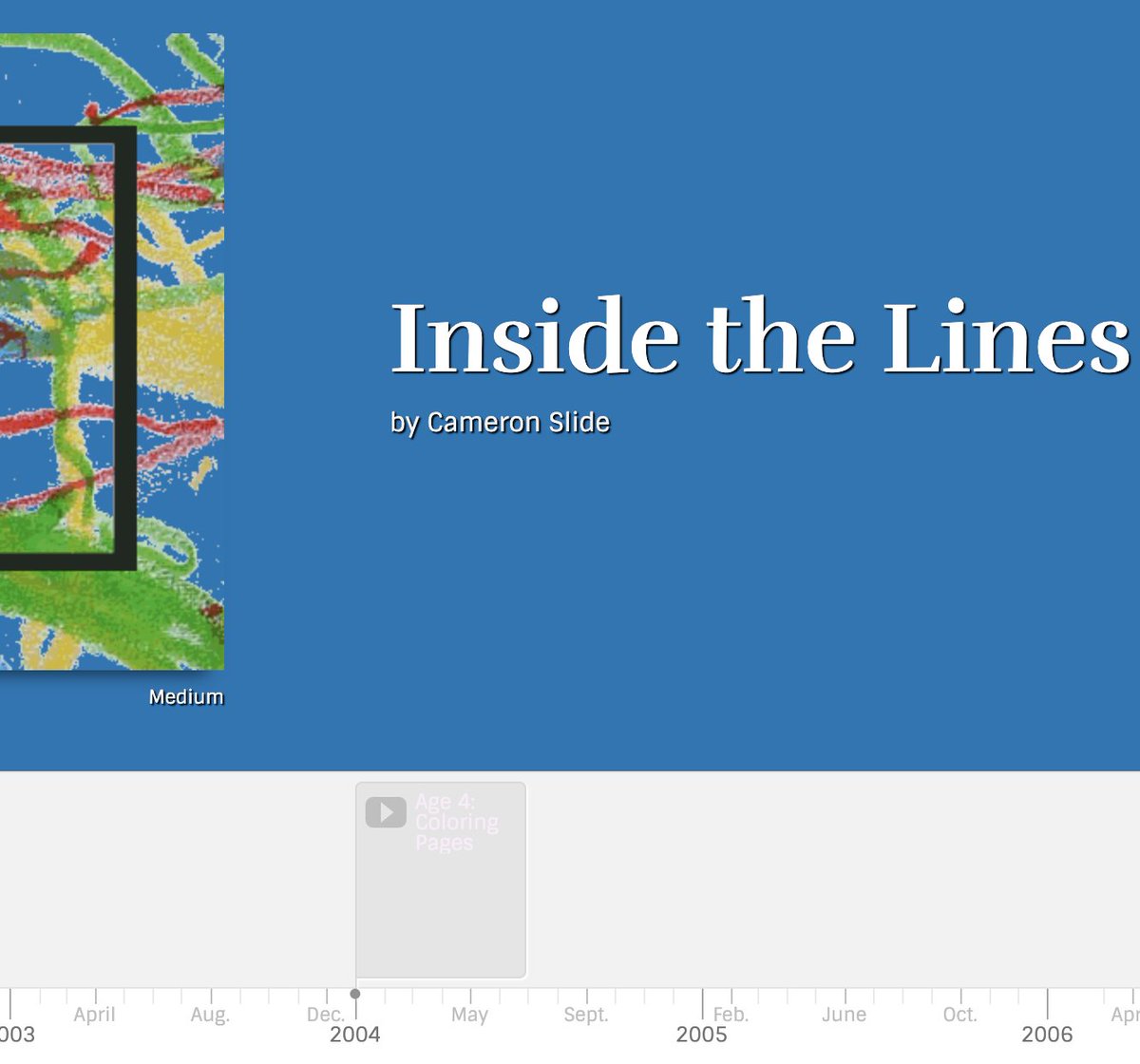 UNH COLA (@unhcola) on Twitter photo “Inside the Lines,” by UNH student Cameron Slide is a Timeline-based hypertext essay from the final unit of Professor Melinda White's ENGL 501: Introduction to Creative Nonfiction. #UNH #UNHCOLA #HUGEmanities
<a href="/UofNH/">University of New Hampshire</a> “Inside the Lines,” by UNH student Cameron Slide is a Timeline-based hypertext essay from the final unit of Professor Melinda White's ENGL 501: Introduction to Creative Nonfiction. #UNH #UNHCOLA #HUGEmanities
<a href="/UofNH/">University of New Hampshire</a>