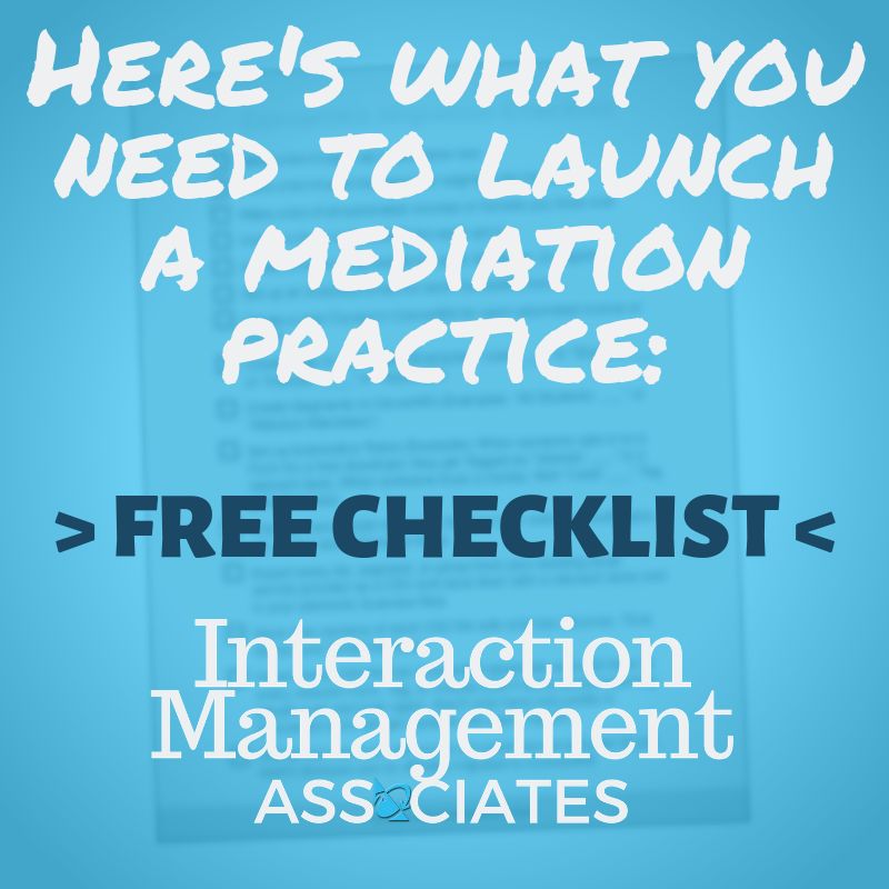 Want to know what it takes to launch a successful mediation practice? GET STARTED FOR FREE >> bit.ly/4dm6pzy #mediation #mediator #becomeamediator #mediationskills #conflictresolution #conflictmanagment #mediate #mediatortraining #conflict #checklist