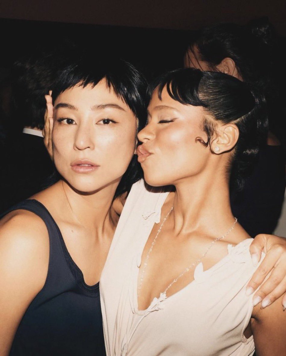 Greta Lee and Taylor Russell