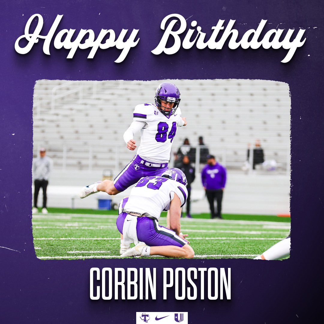 Happy birthday to kicker @CorbinPo9!