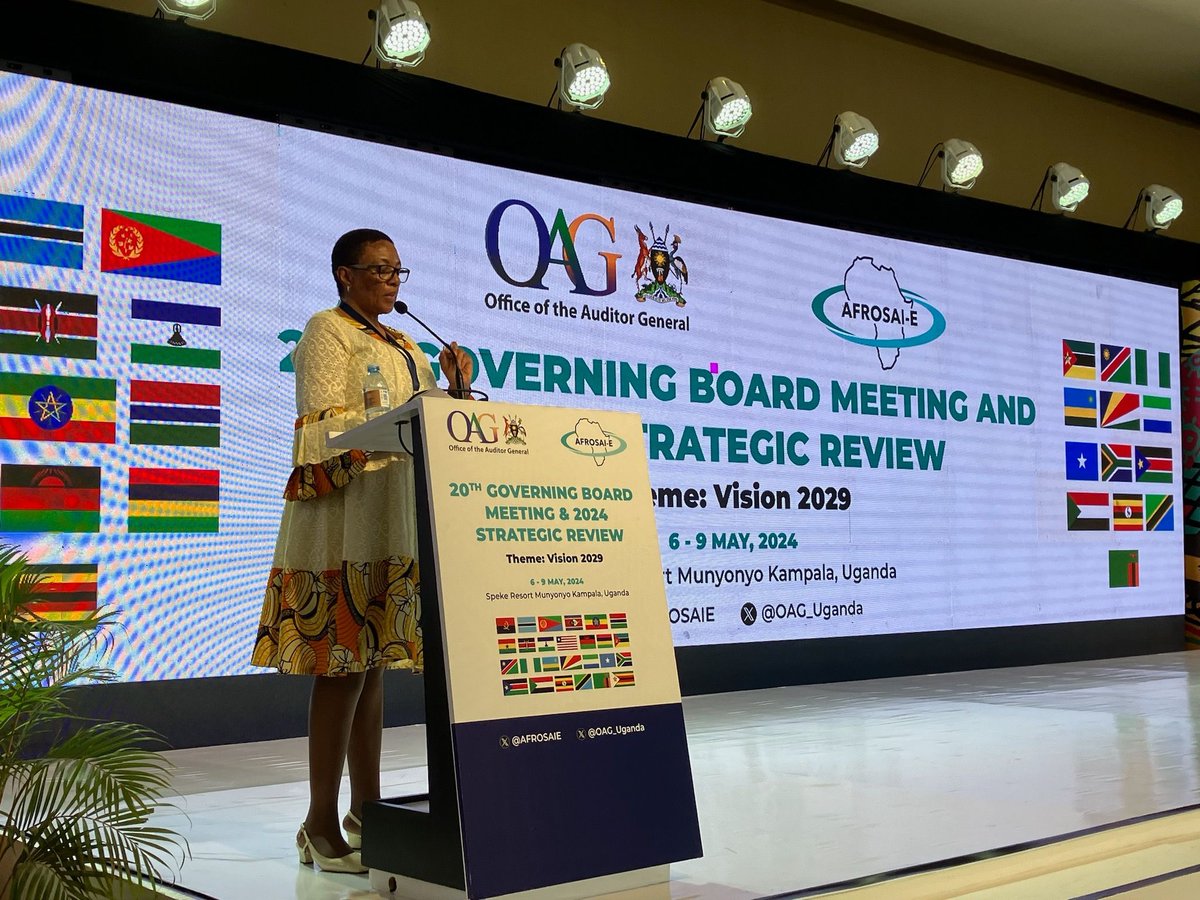 Meisie Knau, @AFROSAIE CEO, highlights AFROSAI-E's progress and accomplishments, including providing #training for 2,691 auditors across Africa. #AFROSAIE2024 #Vision2029 #capacitybuilding