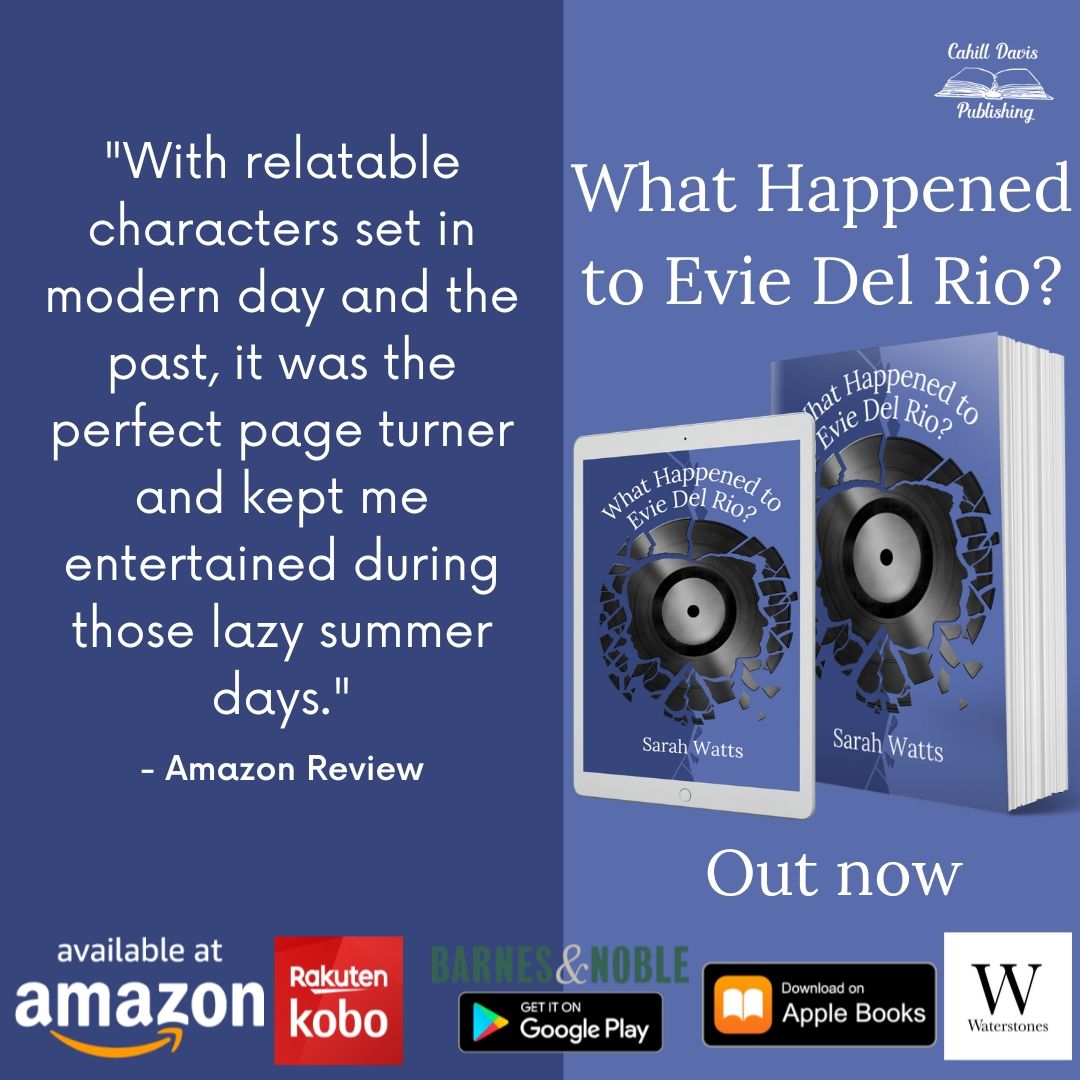 When you have a secret to tell your husband but you're not sure how he's going to react... What Happened to Evie Del Rio? the debut contemporary fiction novel by Sarah Watts #whattoreadnext books2read.com/whtedrsw