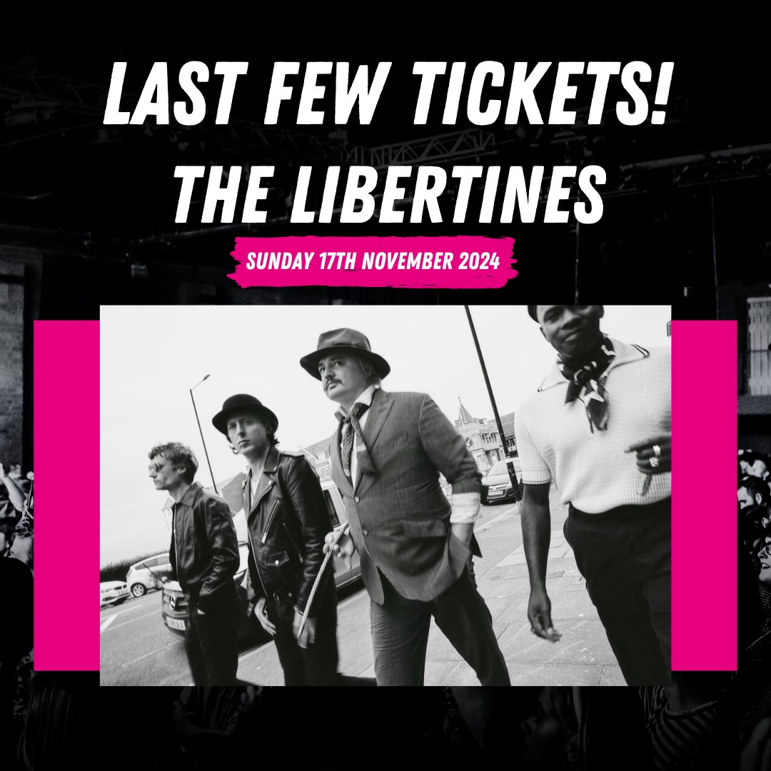 FINAL few tickets remaining! 🔥 Grab your tickets now for THE LIBERTINES Sunday 17th November 2024 | 7pm 🎟️ FINAL tickets remaining via engineshed.co.uk/events/id/1944…! Don't miss out! 🎟️ Photo Credit: Ed Cooke