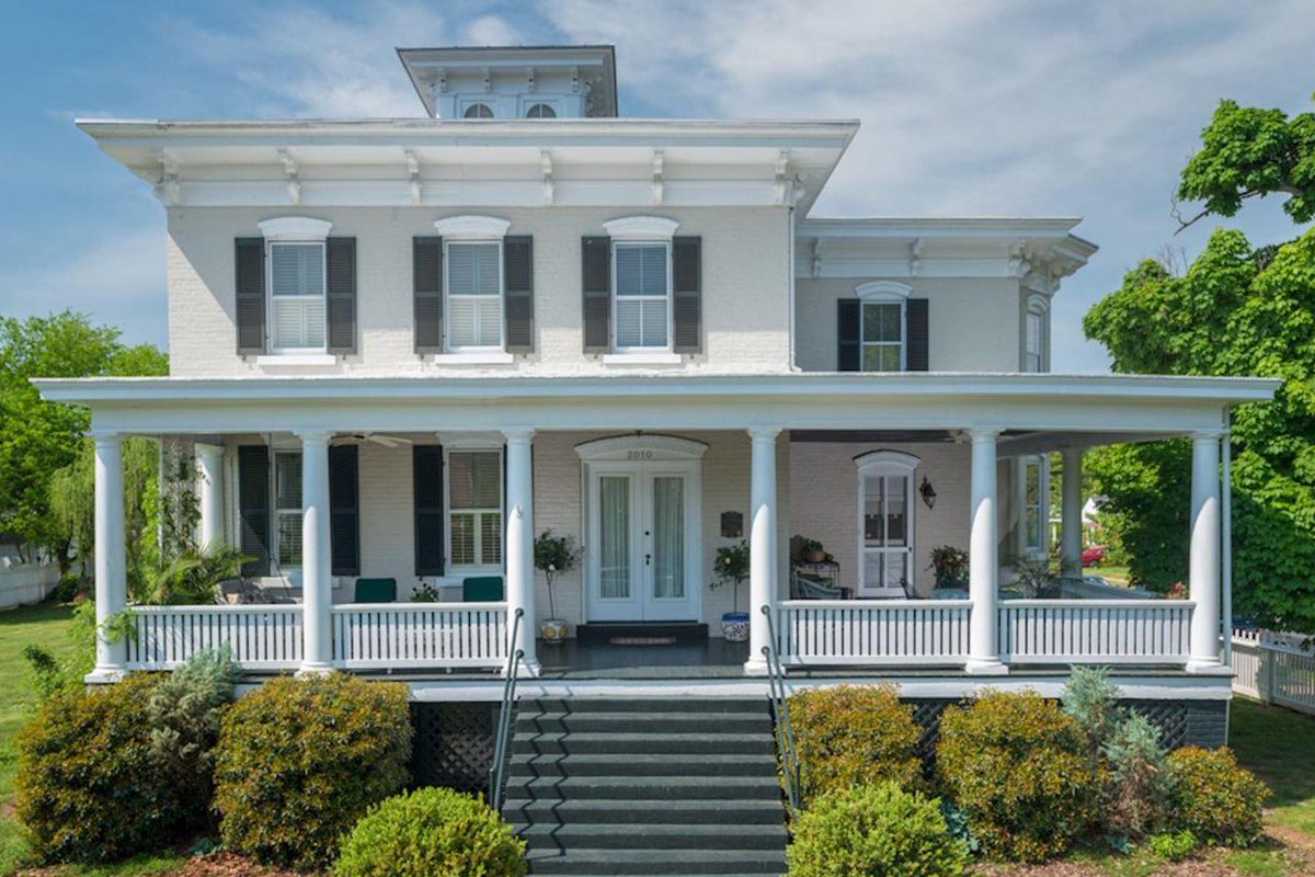 italianate style in fredericksburg, virginia (1871)...