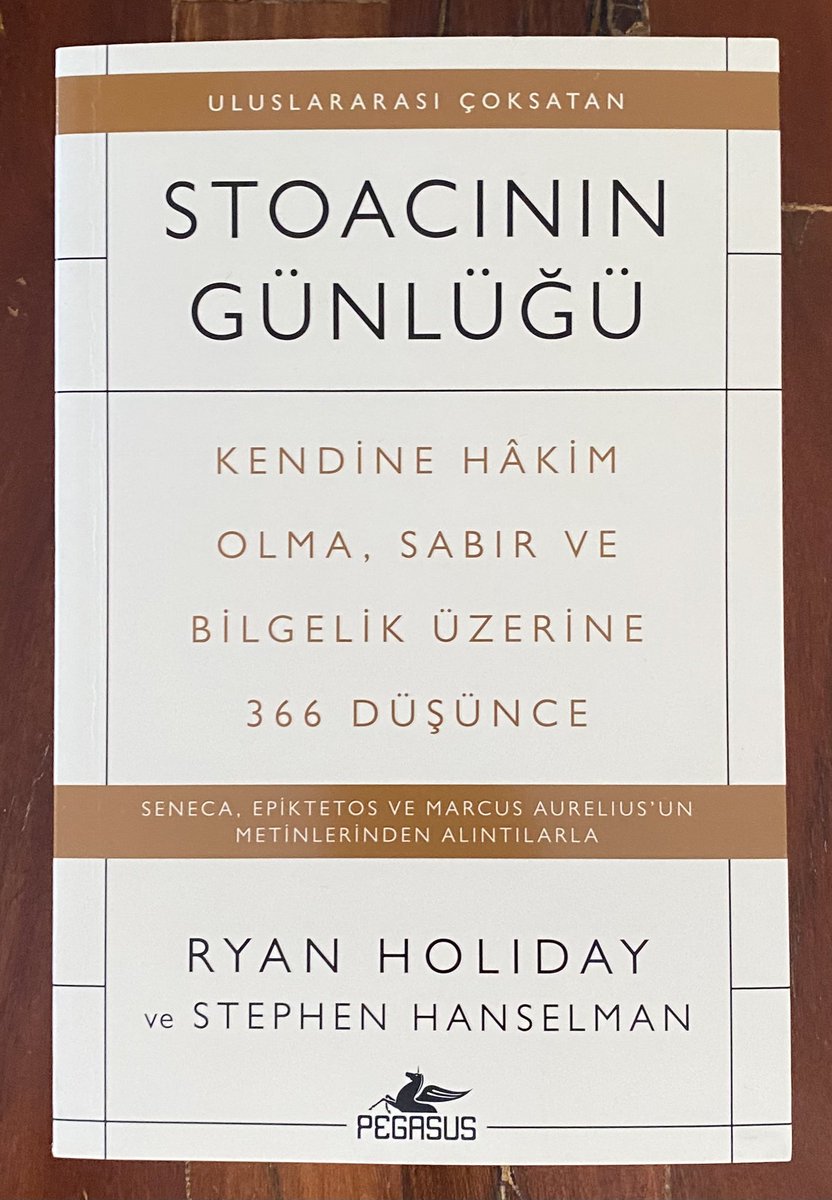 “En güzel hazine diline hakim olmaktır. Her zaman gerekenden daha az konuş.” — Ryan Holiday & Stephen Hanselman | Stoacının Günlüğü #kitap