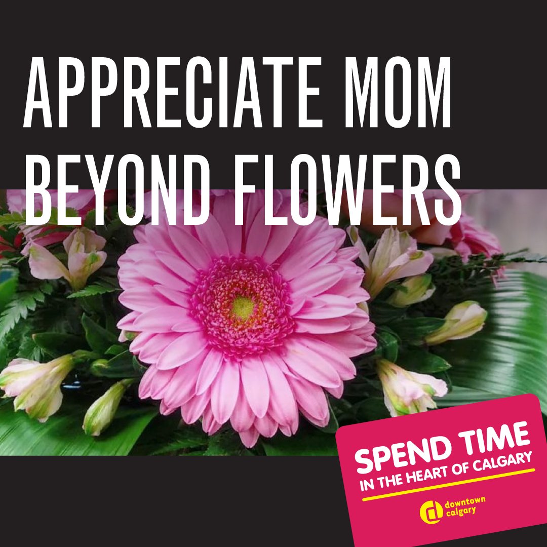 Treat her to brunch, flowers and shopping on us! Give the gift of options this Mother’s Day with the Downtown Calgary Gift Card. Use it at participating businesses downtown from retail to dining. #downtowncalgary #supportlocalyyc #exploredowntownyyc downtowncalgary.com/news/downtown-…