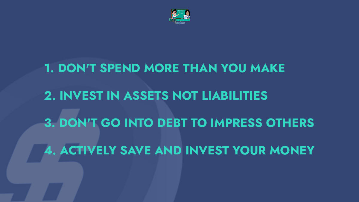 Unlock the secrets to financial success with these four laws of money!
👉 Maintain a balanced budget and avoid living beyond your means.
👉 Build wealth by investing in assets that generate income and appreciate over time.

#instructionalgraphics #wiseinvesting #securefuture