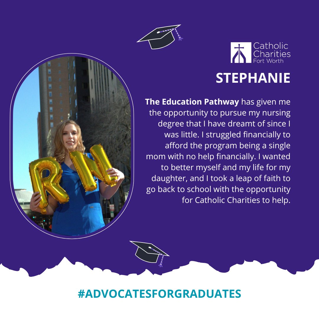 Meet Stephanie, a shining example of resilience and determination on our Education Pathway. Stephanie's journey inspires us all. Learn more about her story and the impact of education on breaking barriers: ow.ly/q4zh50RxBoo #AdvocatesforGraduates