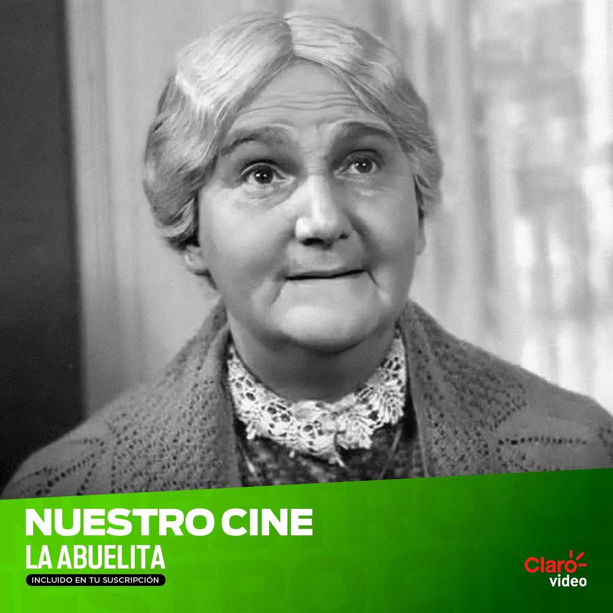 El #TioClaro dice que esta semana es perfecta para recordar a Sara García en 𝗟𝗮 𝗔𝗯𝘂𝗲𝗹𝗶𝘁𝗮, ¡vela en #Clarovideo! 👵 🎞️ ow.ly/nBeZ50RxA9K