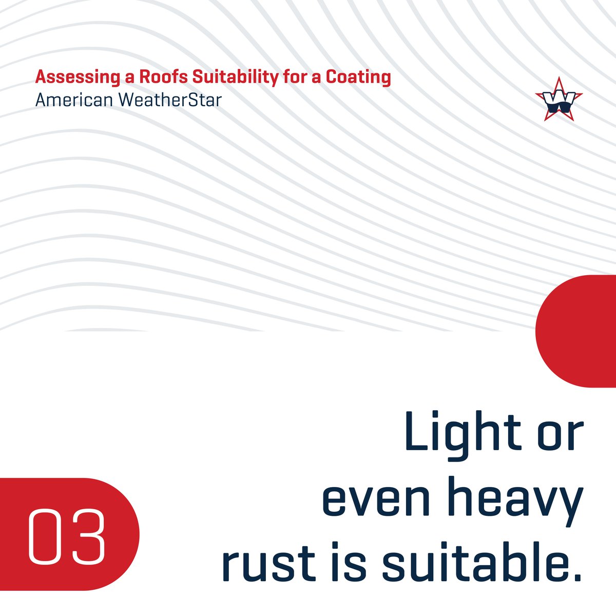 Swipe through for tips to assess if your roof is a coating candidate. 📝
Part 1

#AmericanWeatherStar #TeamAWS #RoofRestoration #Tips #RoofingPros #RoofCoatings #Waterproofing #Manufacturer #Contractor #IndustrialRoofing #CommercialRoofing