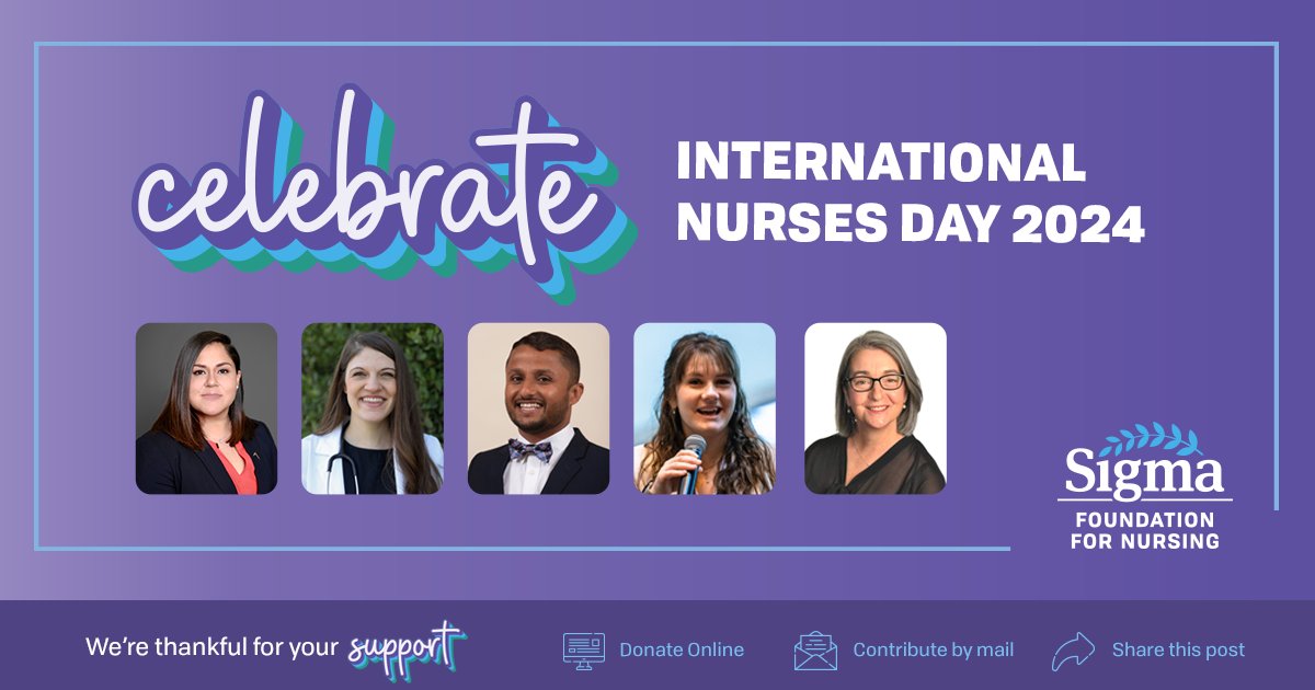 Celebrate International Nurses Day and the Foundation’s 30th anniversary with donors worldwide. Your donation directly supports recent research grant recipients like Cristina Dominguez De Quezada, Annette Isozaki, Amit Dhir, and Monica Peddle. Donate » bit.ly/2xBx9wV