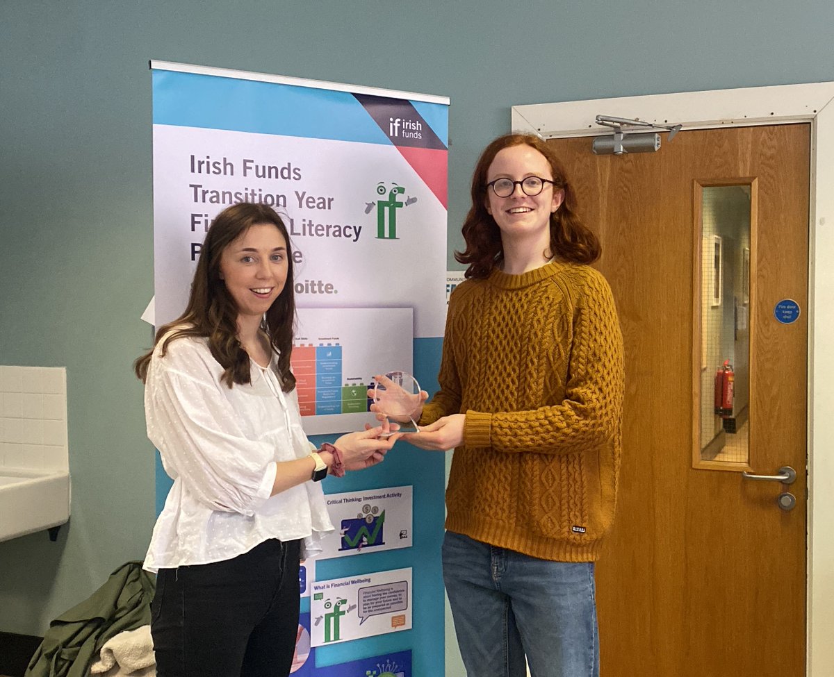 Thanks to @IrishFunds for running their Financial Literacy Programme with TY students over the past few weeks. They learnt about all areas of finance including careers and making mock investments. Students also helped raise money for the Clontarf Bulls through a non uniform day.