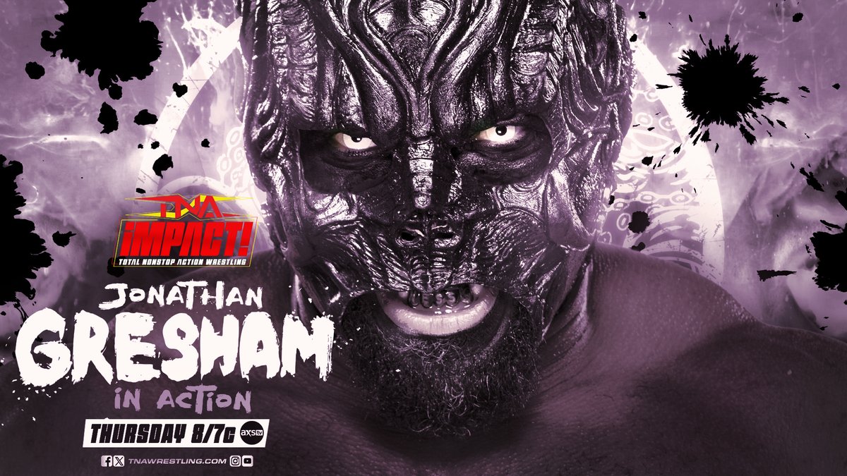 Catch @TheJonGresham in action this THURSDAY at 8/7c on #TNAiMPACT!