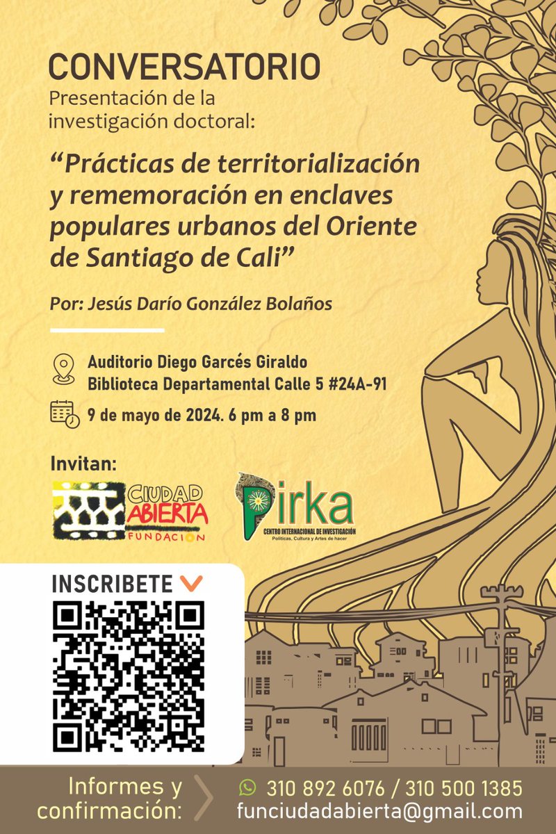 Red_LaColcha's tweet photo. #Cali: Tenemos conversatorio este jueves en la Biblioteca Departamental, bienvenido el vecindario y la ciudad popular. https://t.co/pgIjSBCe3q